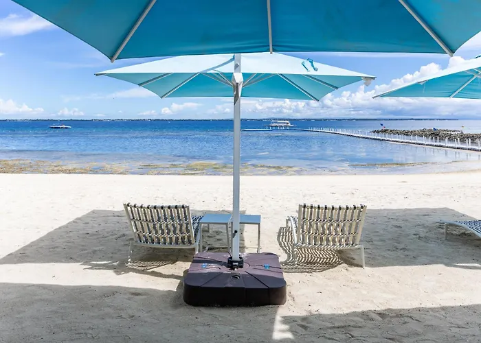 Chic Cozy At Tambuli Residences Ocean View By Dominik With Pool Access & Balcony In Mactan Appartement Île de Mactan